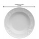 Prato 23,5cm Fundo Oslo Porcelana Germer